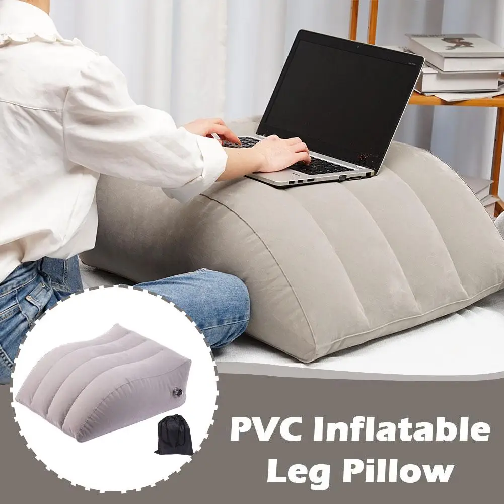 Portable Inflatable Elevation Wedge Leg Foot Pillow Elevation Cushion Camping LiftBed Leg Pillow Inflatable Household Artifact leg pillow wedge pillow air pillow