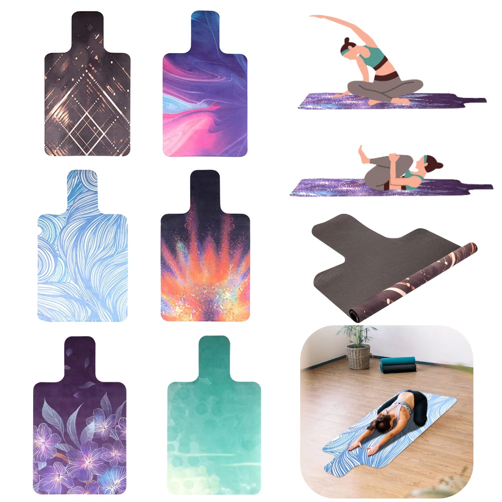 Rubber Pilates Reformer Mat Rubber Yoga Meditation Pad Pendleton