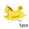 Big Building Blocks Slide Swing Seesaw Park Playground Series Large Pillar Bricks Children Kid Educational Toy Compatible Duploe 5