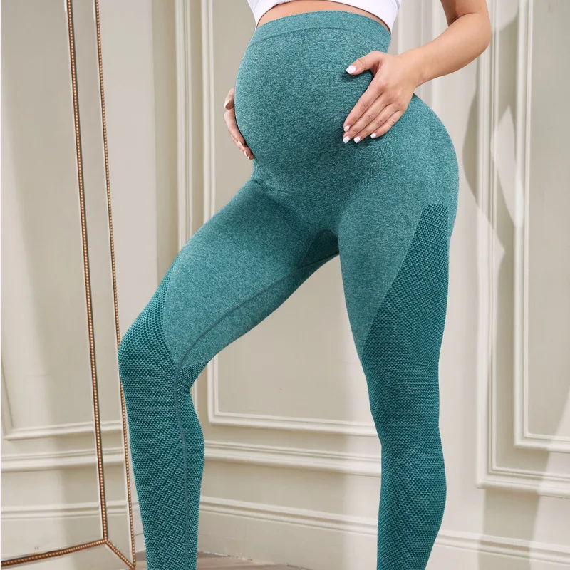 Pregnancy Women Sports Yoga Leggings Spring Autumn Premama High Waist Abdominal Pants Maternity Skinny Fitness Workout Trousers