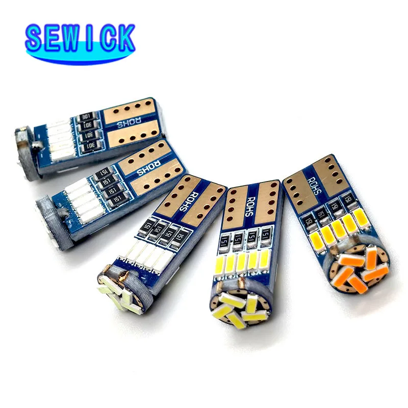 ���� 100pcs T10 15SMD 4014 Ĩ Led W5W 194 �ڵ��� ��Ÿ�ϸ� ���̵� ���� �� ���� ���� ���� ����Ʈ ���� ���� ȭ��Ʈ DC 12V