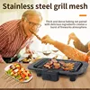 Houselin Electric Smokeless Indoor ,Grill With Non-Stick, Temperature-Adjustable, Easy-To-Clean Design For Roasting,2200W 2