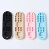 Children's teething remote control silicone material baby teething toys simulation remote control toys teething teether 3