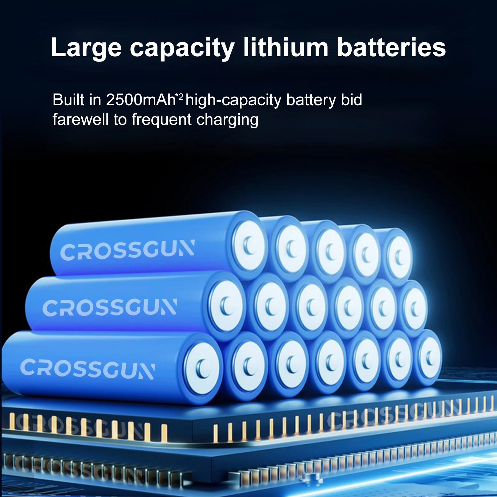 CROSSGUN 130000RPM Jet Turbo King Kong Jetfan Strong Fan Portable Handheld With LED Lighting Blowing Dust Elimination 6