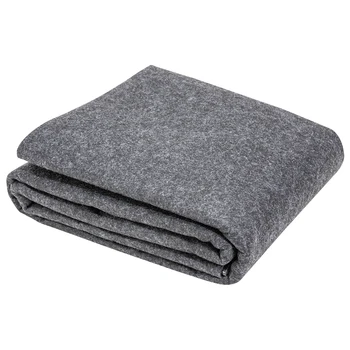 Grey, 74'' x 99 '' Hot Tub Mat, Above-Ground Pool Protector Mat, Anti-Slip & Waterproof Backing, as Yoga Mat, Treadmill Mat 3