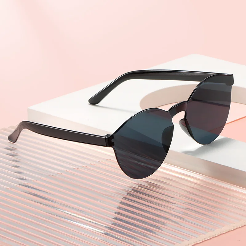 Tiktok gafas de sol a la moda para hombre y mujer, gafas de sol