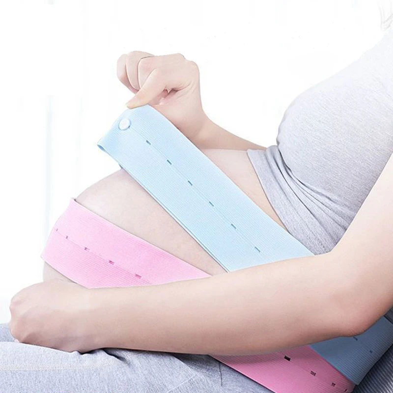 2Pcs Elastic Maternity Belt Belly Band Pregnancy Professional Fetal Heart Monitoring Bandage For Pregnant Women Prenatal Care