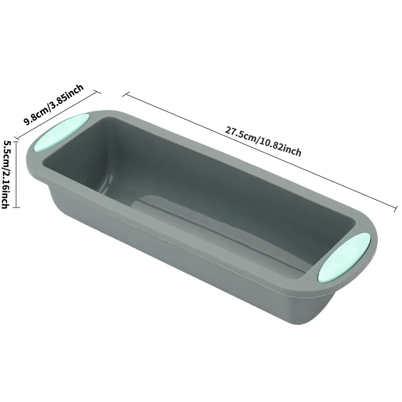 Large Non-Stick Silicone Loaf Pan - Professional Bakeware for Cakes, Pies, and Breads