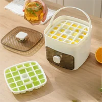 Ice makers 48 Grid ice cube maker Tray double layers Square Ice Cube Tray convenient ice cube shape Creative Ice Cube Mold Tools 1