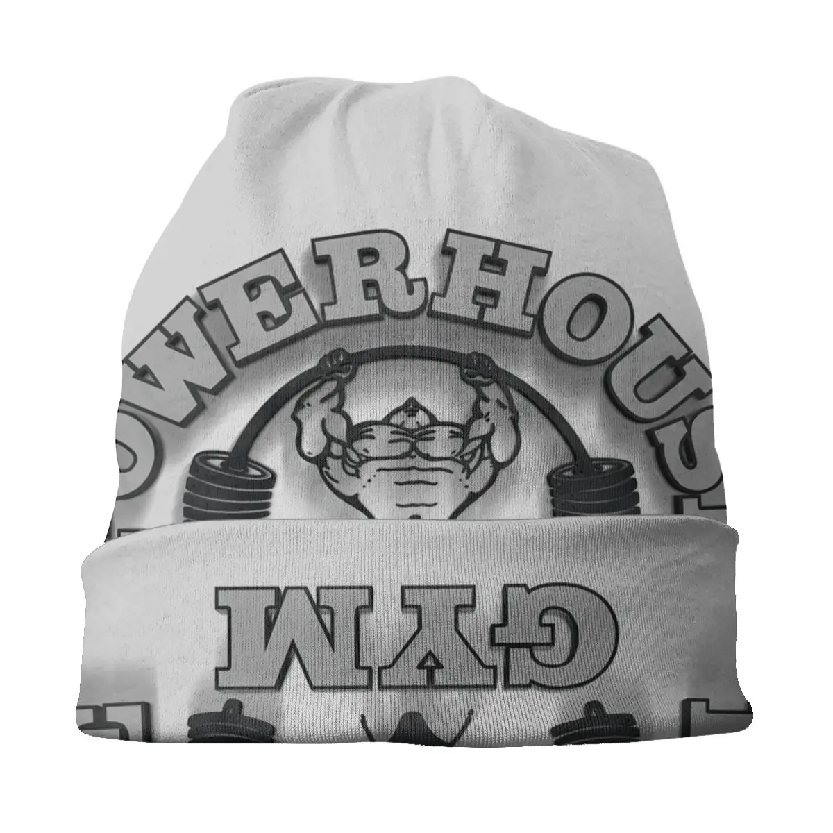 Powerhouse Gym Street Slouch Beanies Caps Bonnet Knit Hat Men Women Adult Fitness Bodybuilding Beanie Hats Outdoor Ski Cap