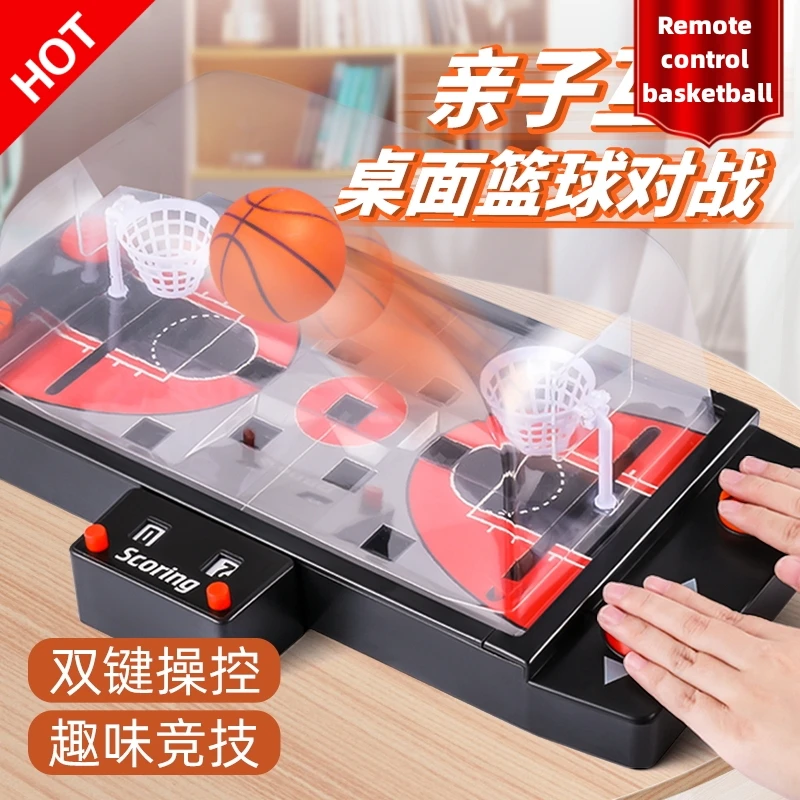 

2 people Desktop remote control Game Basketball Mini Table Interactive Sport Games Kids Adults festival birthday Kid gift Toy