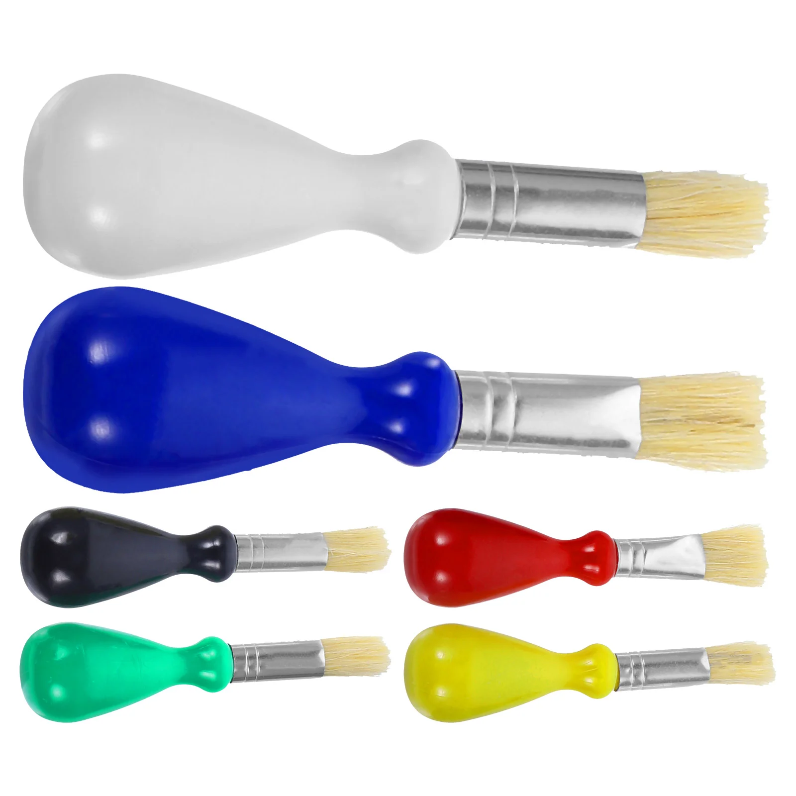 

6 Pcs Painting Brush Convenient Artist Multi-function Plastic Reusable Watercolor Supply Writing Practicing