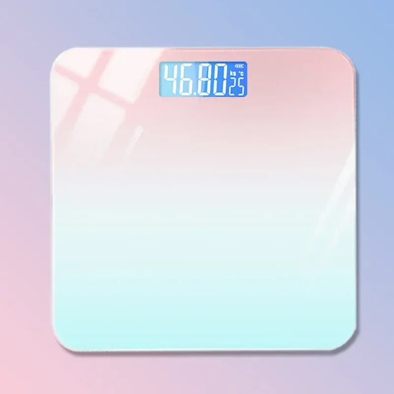 Home Fitness Essential Rechargeable Body Fat Weight Scale Gradient Design Precision Health Tracker for Adults Electronic Scale 4