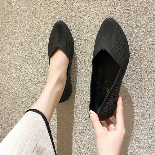 여성용 로우 탑 방수 신발 레인 부츠, 성인 작업 고무 신발, 패션 젤리 신발, 미끄럼 방지 얕은 발가락 샌들, 여름 신상 3