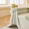 Nordic Tassel Throw Blanket Single Full Four Season Cotton Sofa Cover Dust Anti-cat Scratch Protection Cover Sofa Blanket Carpet 4