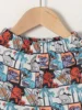 Spring And Autumn Cartoon Dinosaur Print Orange Long Sleeve Full Print Pants Fabric Soft Suitable For Outdoor And Base Wear Suit 6