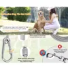 Double-headed Dog Tie Out Cable Leash ,raction rope with metal buckle steel wire anti-rust training collar,Outdoor Dogs Strap 3