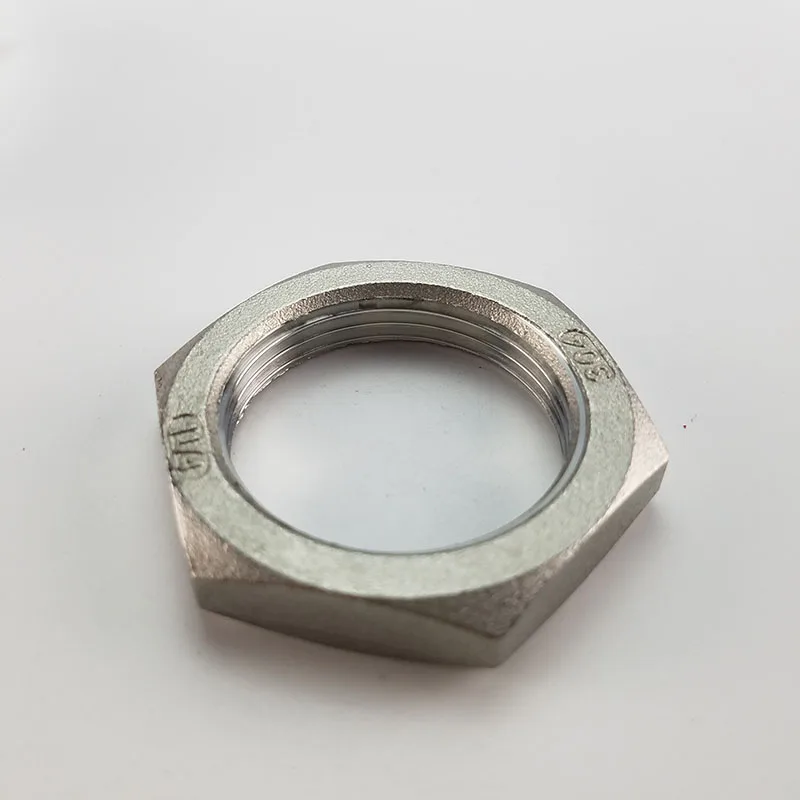 

Pipe Fitting Stainless Steel ss 304 Hex Nuts 1/4" 3/8" 1/2" 3/4" 1" 1-1/4" 1-1/2" BSP Thread adapter