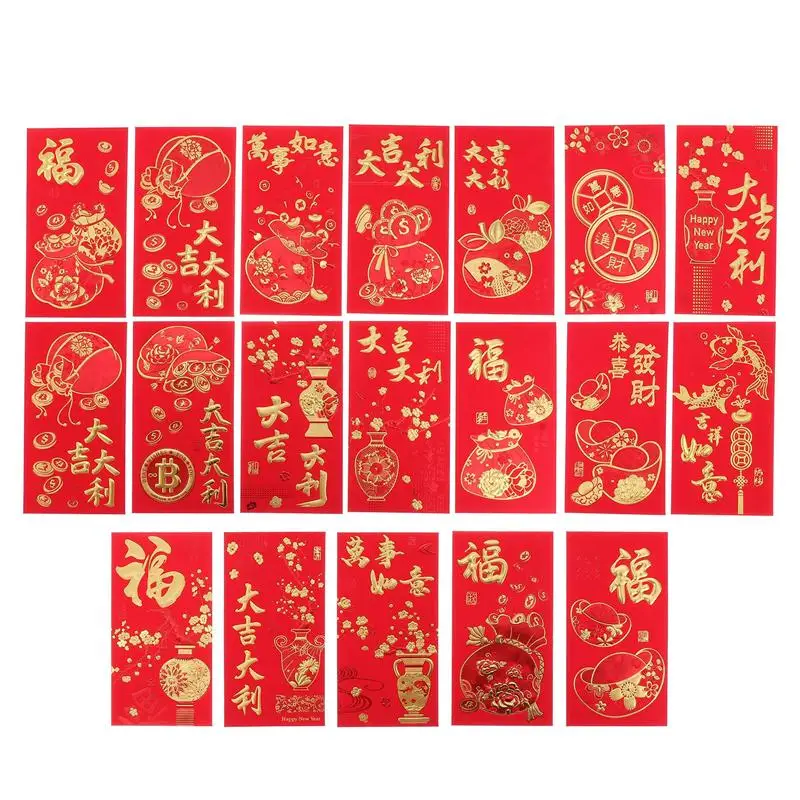 36 шт. год Тигра красный Карманный китайский новый цвет Оригинальный Hongbao пакет |