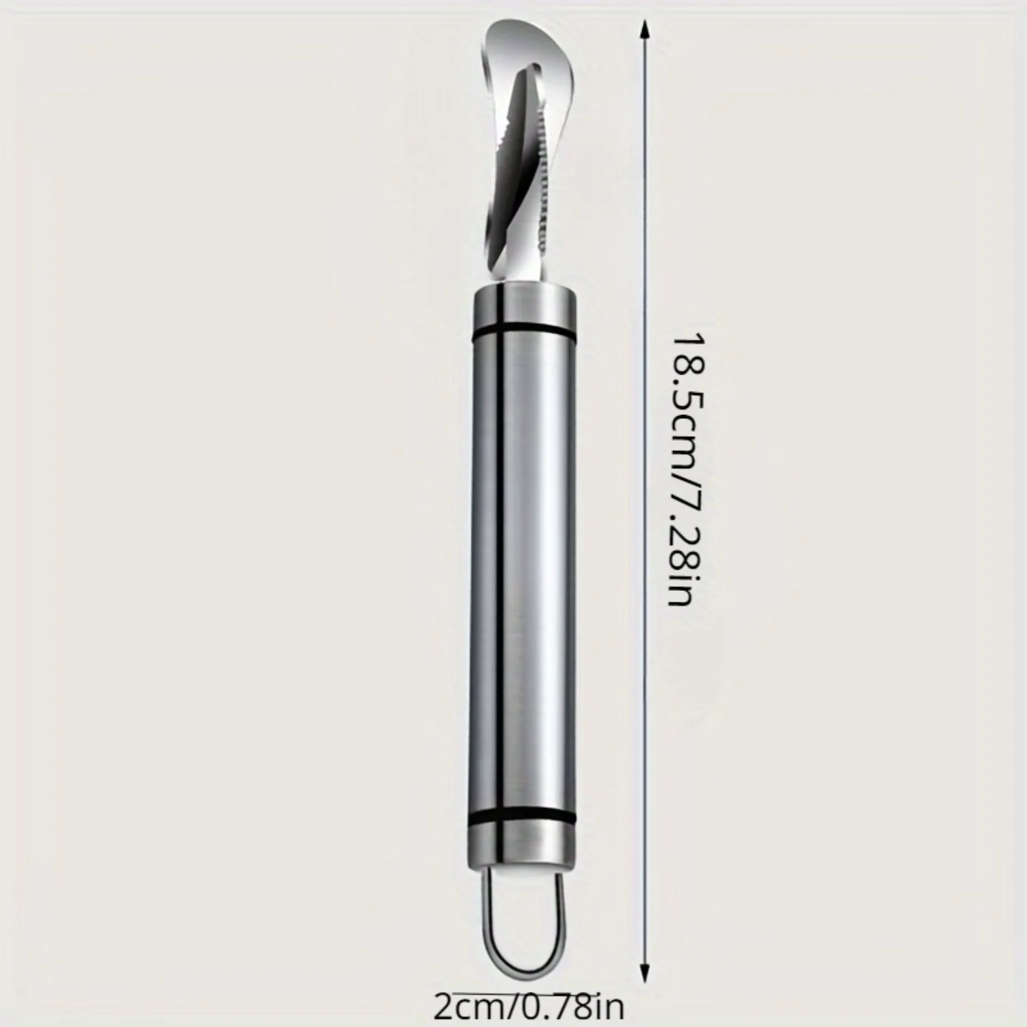 Steel Orange Peeler Curved Handle Cutter for Easy Peeling and Slicing
