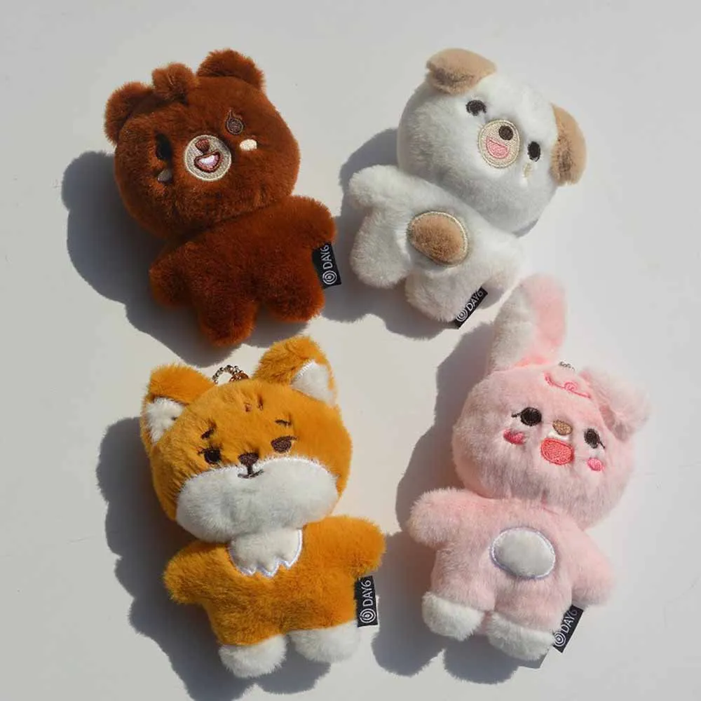 Kpop DAY6 Doll Keychain 10CM Cartoon Cute Soft Short Plush