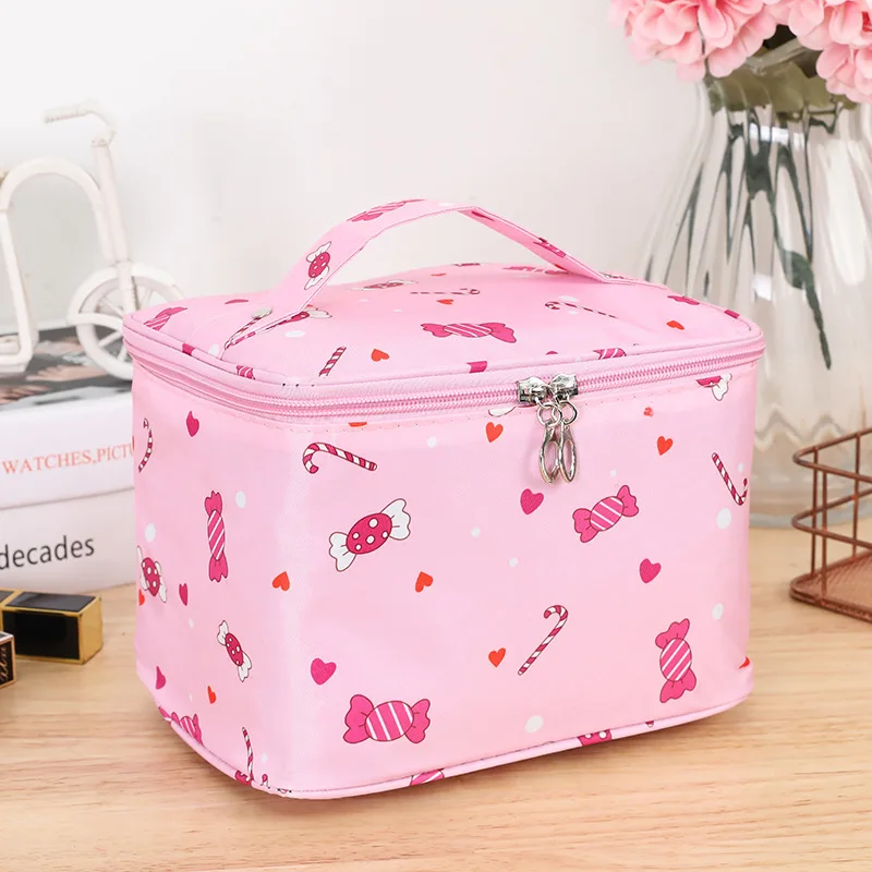 2024 new super popular cartoon makeup bag, large capacity travel storage bag, portable multifunctional toiletries bag