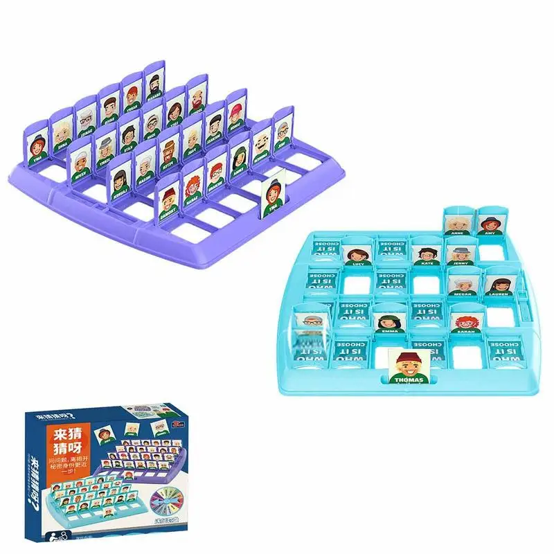 

Guess Who I Am Game Smooth And Safe Original Guessing Board Game Easy To Use Fun 2 Player Board Games For Kids And Adults