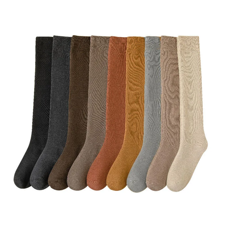 Women's autumn and winter thickened stockings, winter terry warm and cold-resistant calf fashion trend socks