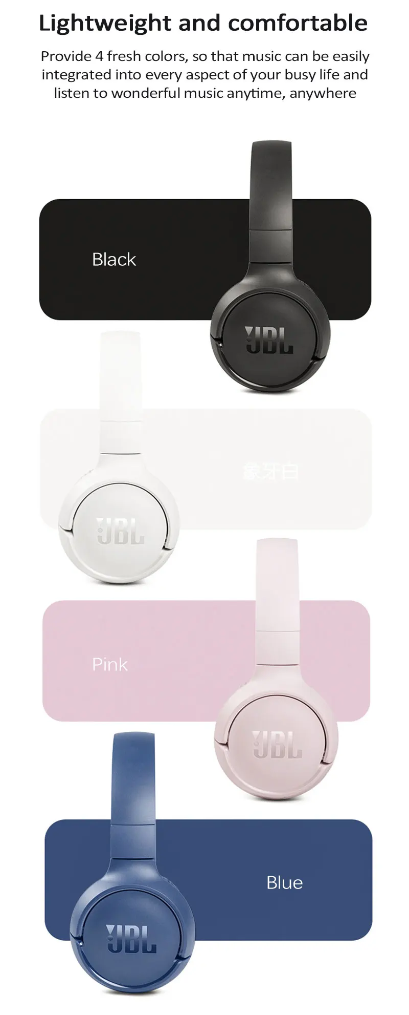 Casque Bluetooth Sans Fil JBL TUNE 510-3