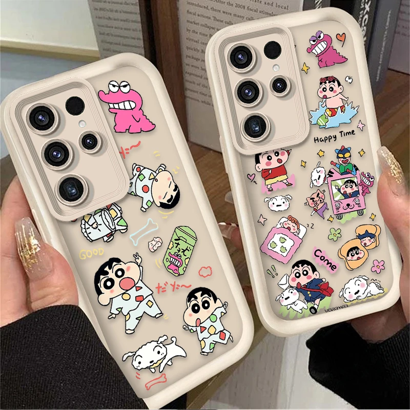 Cute S-ShinChan Silicone Phone Case Cover