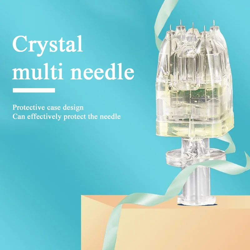Hot Sale 5pin Crystal Multi Needle Mesotherapy Nano Soft needle 32G2.0 Hydra Injector Micro needle Skin Care Accessorise