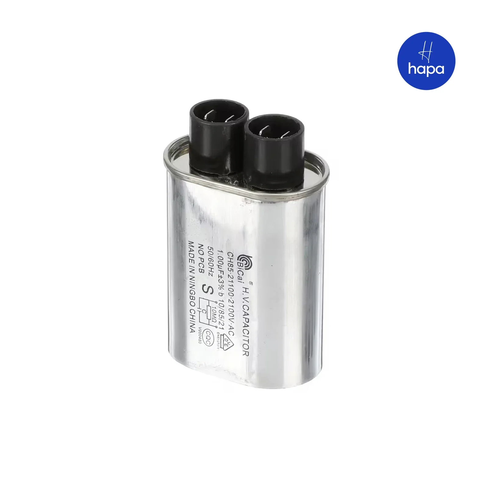2100V.AC 1.0uF 50/60Hz CH85.21100 High Voltage HV CAPACITOR Microwave Oven Replacement Parts microwave oven spare parts