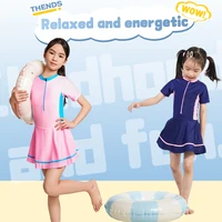 Fashion Swimwear Cute Summer Kids Girl One-piece Suits Breathable Swimming Clothes Swimsuits Summer Professional Swimming Suit 6
