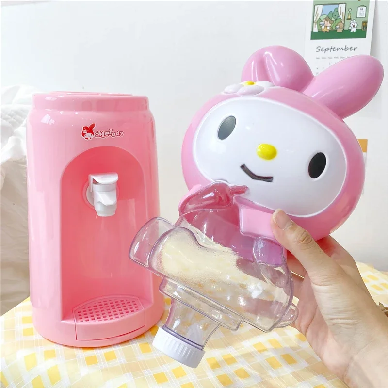 산리오 카툰 헬로 키티 마이 멜로디 데스크탑 워터 디펜서, 귀여운 뷰티 커플 대용량 장난감, 소녀 선물, 2L