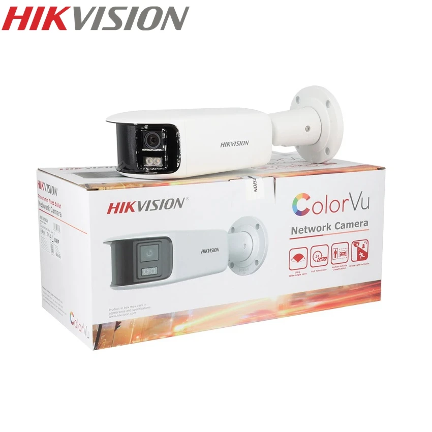 

Hikvision DS-2CD2T87G2P-LSU/SL 8MP Panoramic Bullet Full Color Built-in Microphone H.265 IP Dome Camera EZVIZ PoE IR 30M