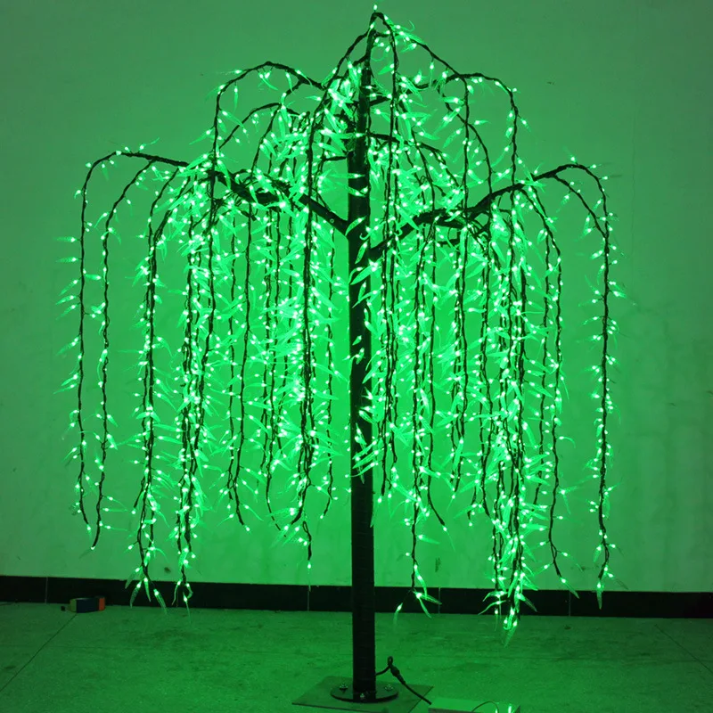 LED 인공 조명 수양 버드나무, 정원 파티 장식, custom.2023, 인기 판매