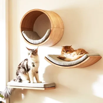 Wall Mounted Cat Climbing Shelves 1