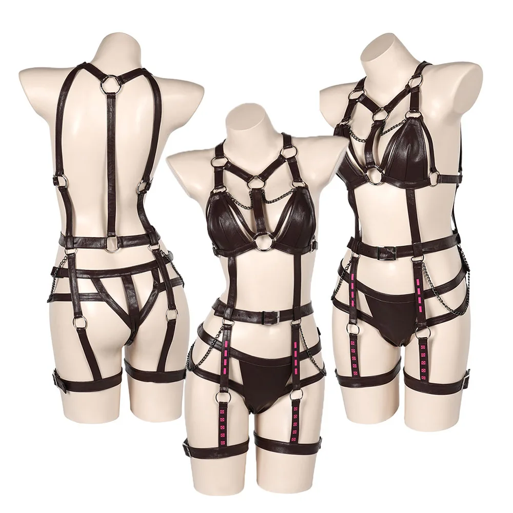 

Game Baldur Cos Gate Shadowheart Cosplay Sexy Lingerie Costume Women Jumpsuit Outfits Halloween Carnival Party Disguise Suit