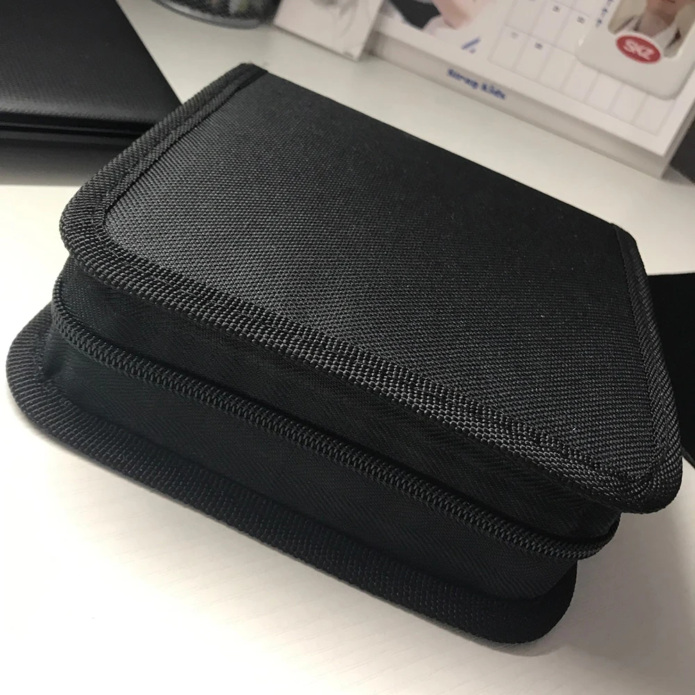 40Pcs cd case Disc dvd storage bag High-capacity Oxford Cloth Sleeves cd holder Home Room Discs Storage box handbag with Zipper
