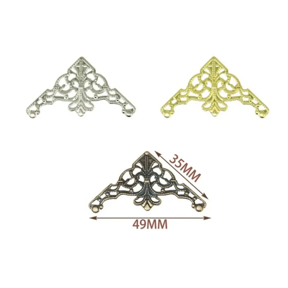 20pcs Home Box Corner Hardware Decorative Corner Protector DIY Antique Furniture Protector Iron Mini Guard Table