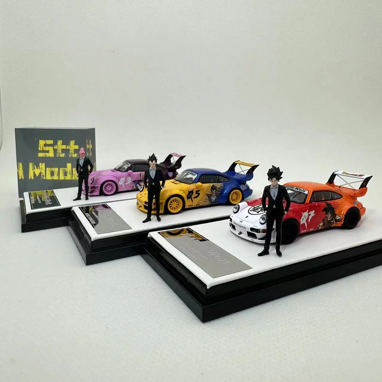 1/64 RWB ジオラマ　ミニカー　セット Magic City 1/64 ジオラマシリーズ RWBワークショップ