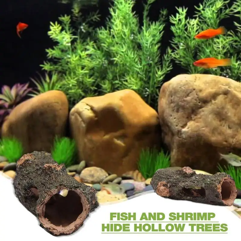 

Aquarium Hollow Trees Ornament Fish Tank Decorations Resin Simulation Landscape Aquarium Ornament Betta Fish Hollow Cave