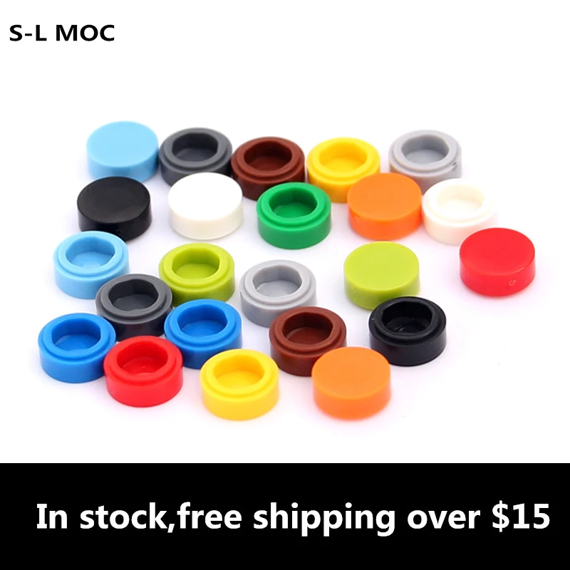 98138 35380 35381 Piastrelle Rotonde 1X1 Mattoni Collezioni Bulk Modula00R Gbc Giocattoli Per Moc Tecnico Vendita Building Blocks Compatibile