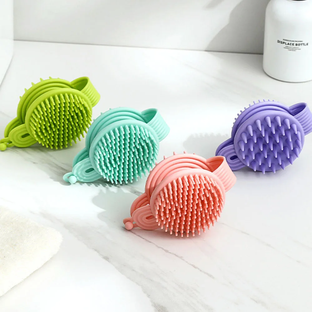 

Multifunctional Wet Dry Shampoo Comb Double Head Connection Hair Brush Hangable Hair Scalp Massage Brush for Daily Use