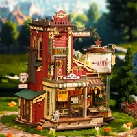Robotime Rokr Dream Gift Factory 3D Wooden Puzzles Wooden Music Box Christmas Wooden Model Kits Build Best Gifts for Kids Adults 2