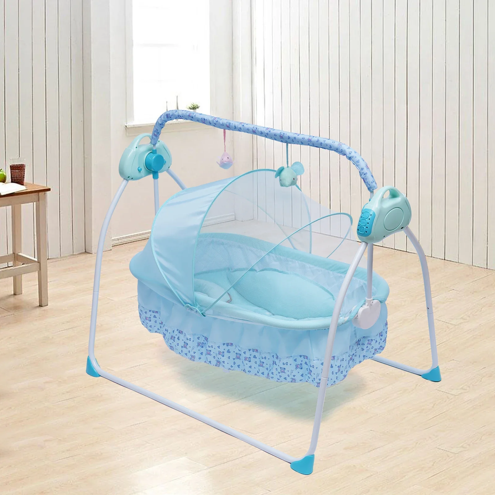 Electric Baby Crib Auto-Swing Bed 1