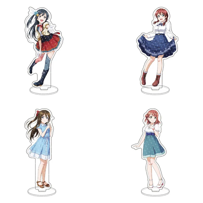 1 Pcs Cute Anime LoveLive Acrylic Stand Model Love Live Shibuya Kanon Tang Ke Arashi Chisato Heanna Sumire Action Figure Toys |