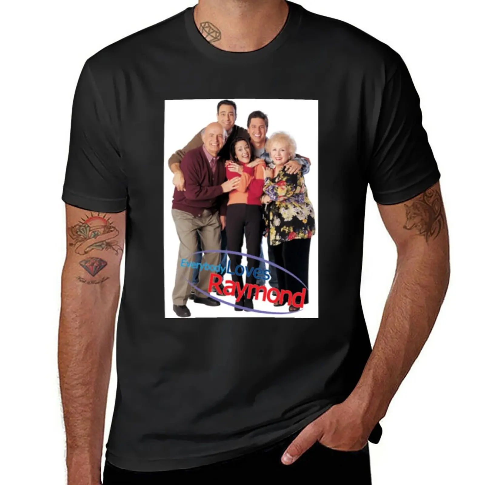 

New Everybody Loves Raymond Tee 90's Vintage TV Show Cool Retro Fan T-Shirt man clothes tees black t shirts for men