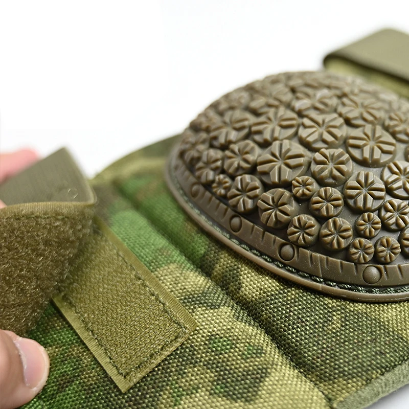 4-teiliges Set Taktisches Training Bekleidungszubehör Schutzausrüstung Knie-Ellenbogenschützer – Detail 39