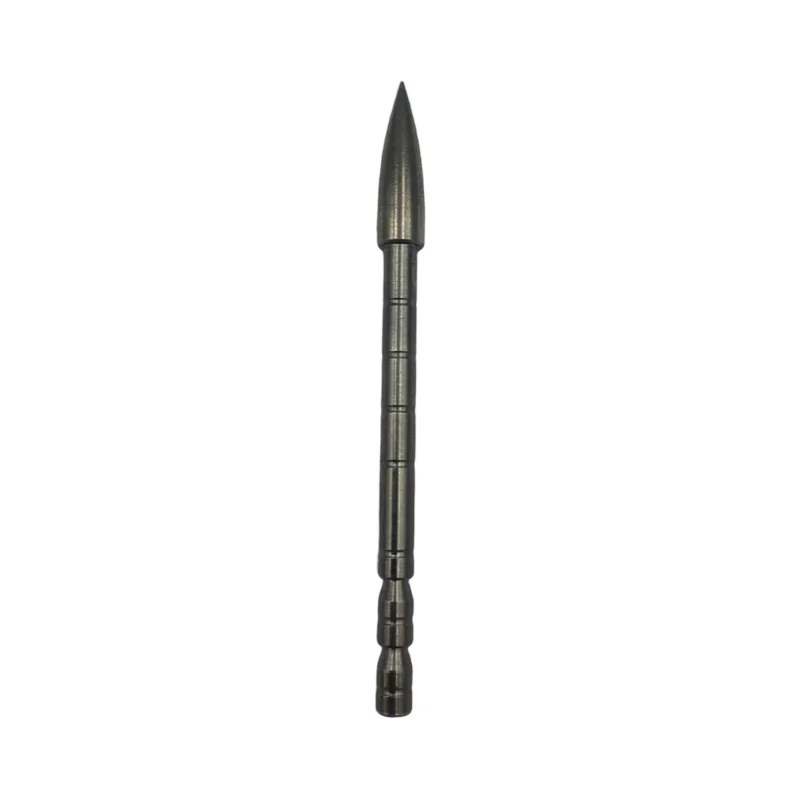 12PCS 4.2 mm Bullet Point Tip Arrow Head DIY 80 100 120 Grain For ID 4.2 mm Arrow Shaft Head Archery Accessory Bow